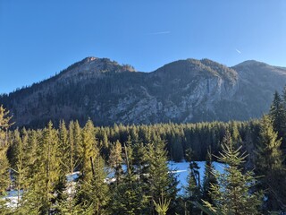 Tatry Wysokie - Polska - panorama na góy od strony Polskiej. © Konrad