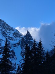 Mnich - Tatry - Polska - szczyt w Tatrach wysokich przy Morskim Oku © Konrad