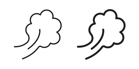 Smoke icons logo design, Pictogram Icons