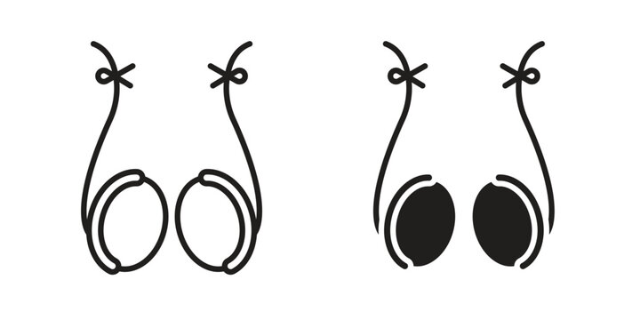 Vasectomy icons logo design, Pictogram Icons