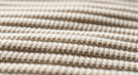 Close up abstract texture of cozy knitted wool fabric