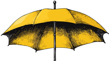 Folding Umbrella Clipart Vector Art and Illustration - Modern Design for Creatives