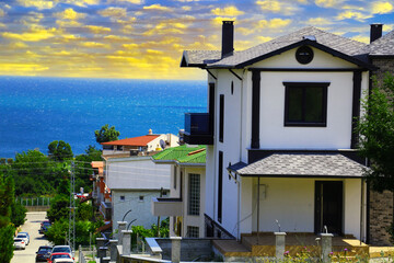 Holiday villas for sale or rent in Sinop, in the Black Sea region, with stunning sea views.