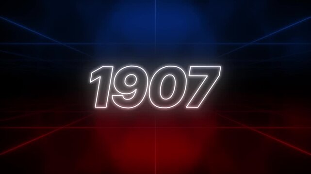 1907 Text Retro Style