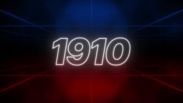 1910 Text Retro Style