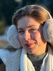 girl on the top of the mountain