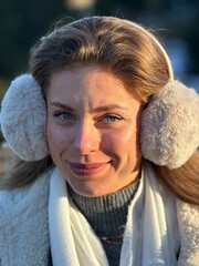 girl on the top of the mountain