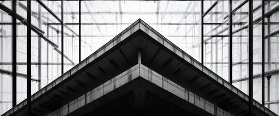 Architectural design showcase modern building urban environment glass structure aerial view minimalist concept