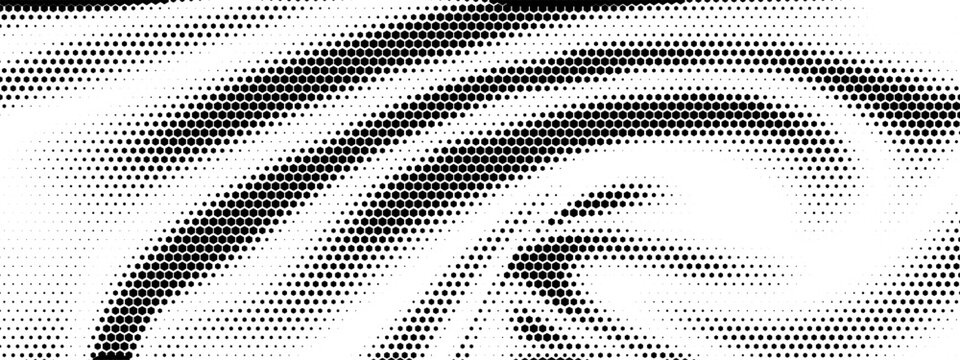 Pattern overlay halftone for fade hexagon corner and trail gradient dot. Honeycomb 80s shape for grunge wallpaper pattern and line blend decorative. Pattern digital pixel for fade background.