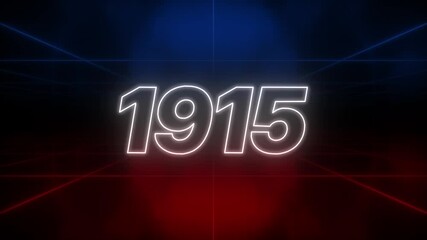 1915 Text Retro Style