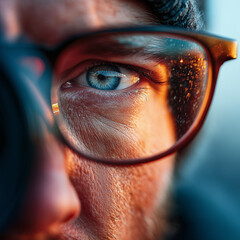 Photography of a person practicing photography.