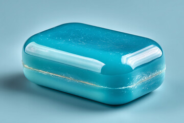 One bar of soap macro surface texture.