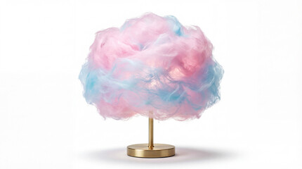 Cotton Candy Lamp with Pink and Blue Strands