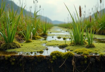 Alkaline Fen Peat Wetland Habitat Biodiversity Natural Ecosystem Life