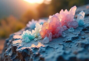 Stunning Quartzite Metamorphic Rock Fascinating Crystal Structure Colors Mineral Patterns