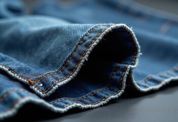 Sturdy Denim Twill Cotton Fabric Textile Elegance Multifunctional Wearable Versatile Fashion Staple