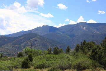 Pikes Peak from Garden of the Gods in Colorado