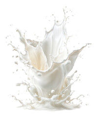 Creamy milk splash, radiating outwards (1)