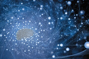 Neural network expanding in all directions, symbolizing growth and learning