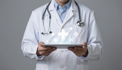 Healthcare Professional Using Digital Medical