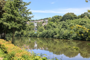 Blick auf den Biggesee bei Olpe im Sauerland