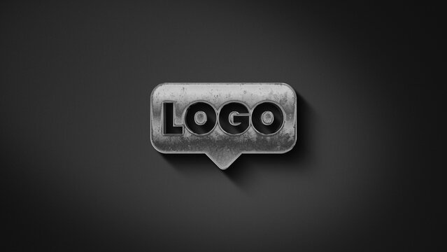 Hard Stone Cold Grunge Concrete Logo Reveal