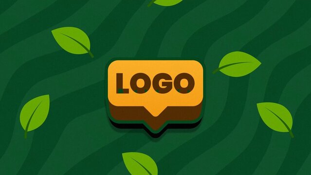 Jungle Leaf Wild Vector Green Nature Logo Reveal