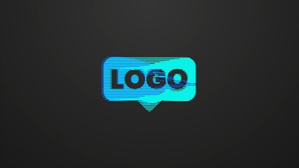 Logo Split Opening Color Change Reveal