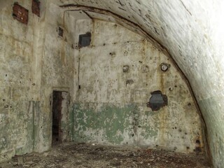 Reconstruction of power plant hall with wall repairs and prepared openings for new steam pipes