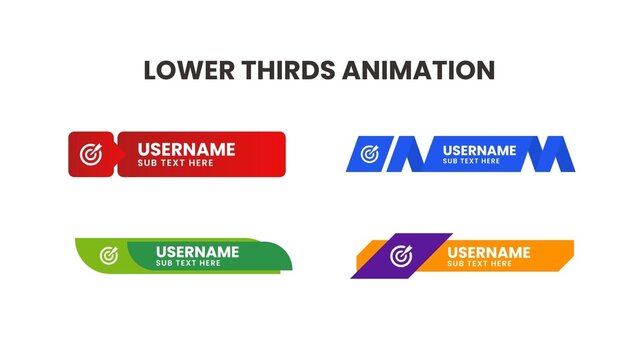 Lower Third Modern Collection Clean Business Text Pack