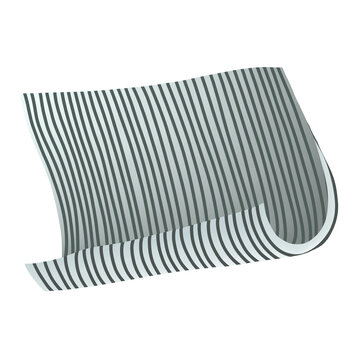 Rolled lined paper edge