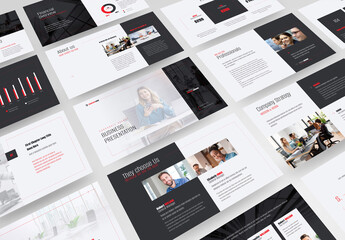 Business Presentation Slide Deck  Template