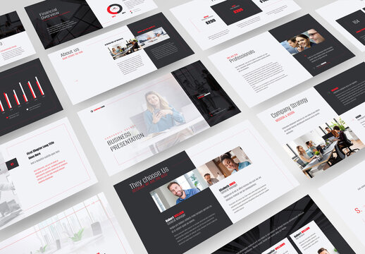 Business Presentation Slide Deck  Template