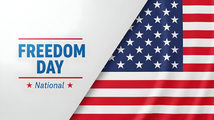 Celebrating national freedom day usa commemorating american liberty and freedom
