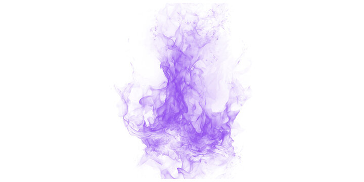 Vibrant purple flame smoke abstract digital art render Glowing magical energy ethereal mysterious fantasy light on black