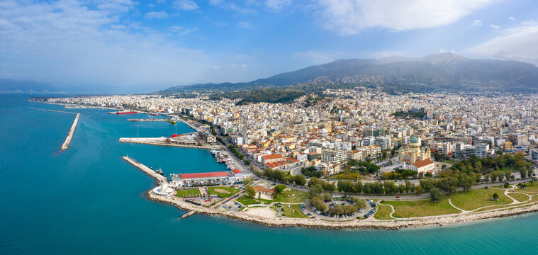 Panorama of Patras City, Greece
A wide panoramic view of Patras, Greece, showcasing its coastal landscape, vibrant cityscape, and the beautiful Gulf of Patras.
