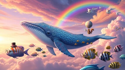 Surreal Floating Creatures