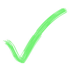 Tick Icon Hand Drawn Sketch Effect