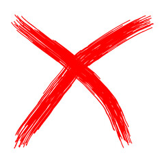 Cross Icon Hand Drawn Sketch Effect