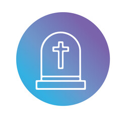 Obraz premium Death and remembrance icon vector design 