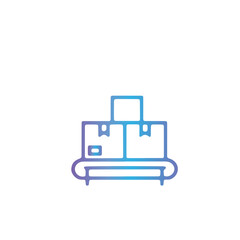 Smart surveillance system icon vector design 