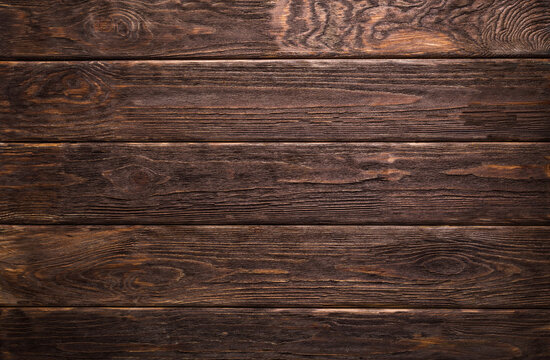 fondo de madera vieja marr&oacute;n oscura