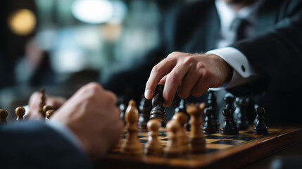 Group faceless colleagues debating game tactics with animated gestures office setting business team brainstorming strategy decision making meeting collaboration