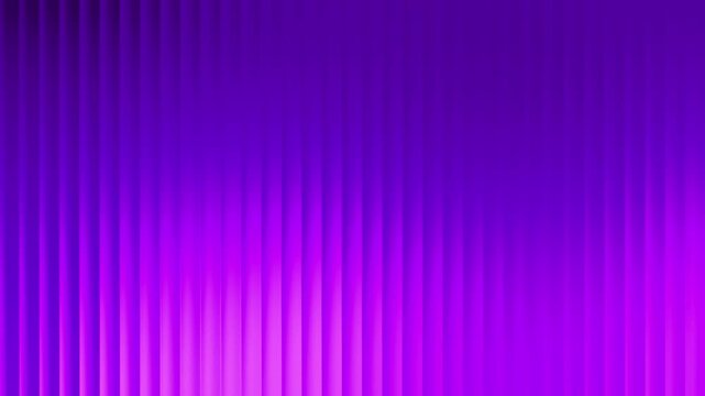 Fractal glass gradient with soft pink, magenta, blue, black, violet color transitions. Refracted light flow. Grainy colorful striped background. Ribbed glass texture. Vertical lines corrugated pattern