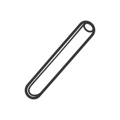 Obraz premium A Simple Line Drawing Of A Cinnamon Stick