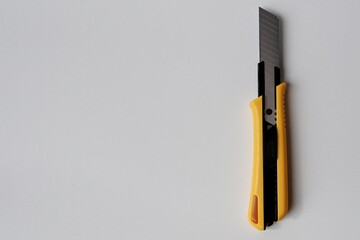 cutter knife on white background