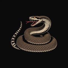 Illustration of a snake.