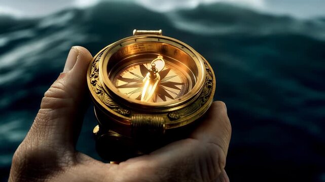Finding Direction with Compass at Sea