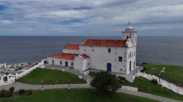 A beautiful church known as Our Lady of Nazareth in Saquarema, Rio de Janeiro, Brazil.