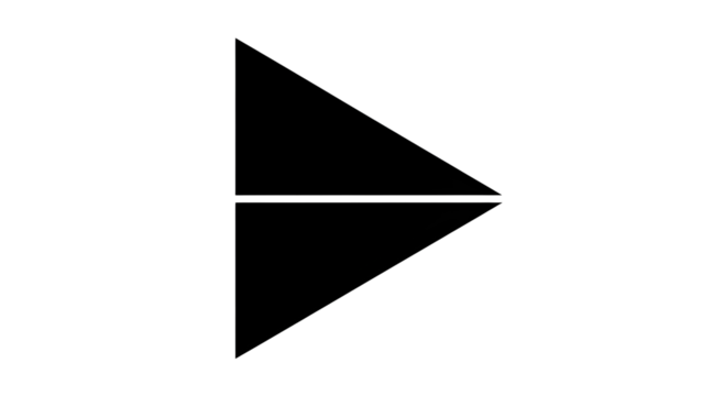 Minimalist Black Geometric Arrow Icon Isolated Vector Graphic isolated PNG with Transparent Background - Powered by Adobe